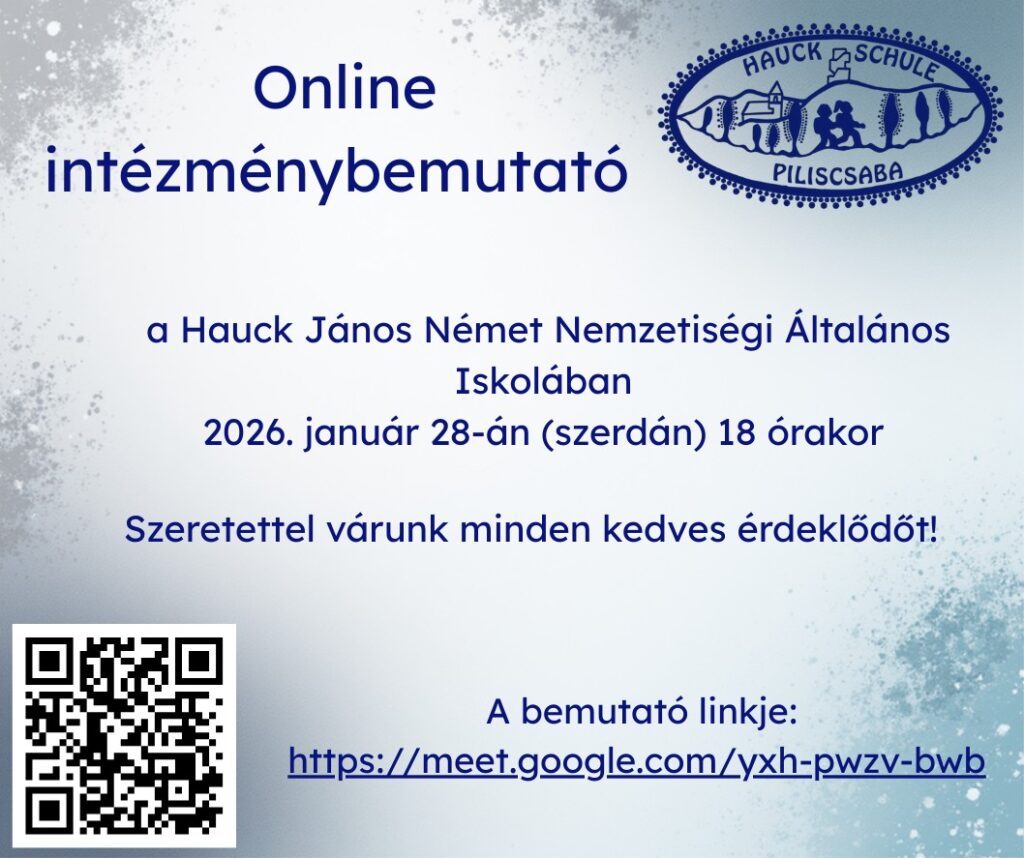 online intézménybemutató